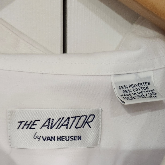 The Aviator by Van Heusen white shirt 18 1/2. 34/35 - Picture 13 of 13